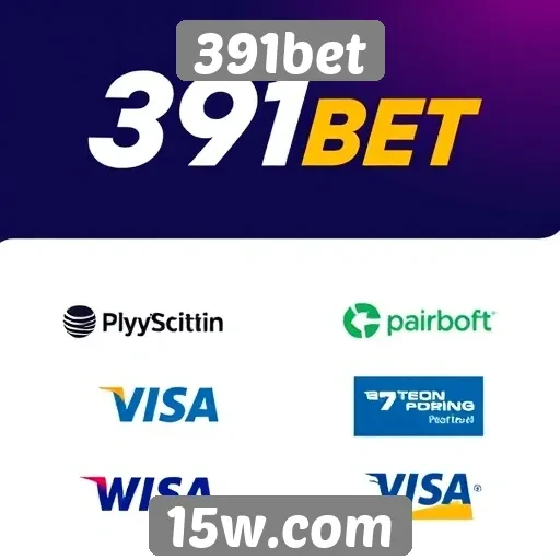 Opções de pagamento na 391bet